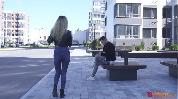 18videoz just look at this hot blonde coed take cock in her mouth and ride it in reverse position