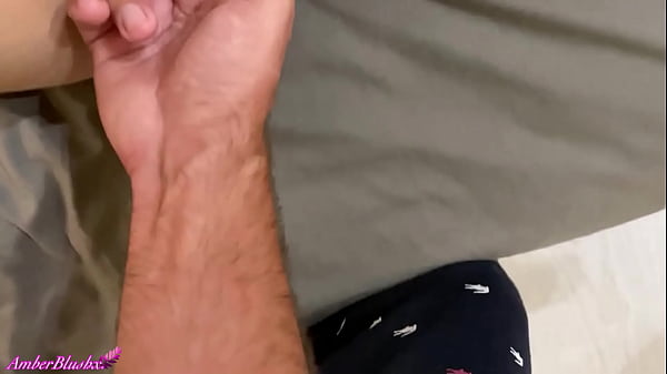 Girl Moans Loudly While Stranger Jerks Her Pussy in HotelRoom