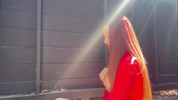 Italian Horny MilfArtemisia Love_showing_her juicy tits outdoor for the camera