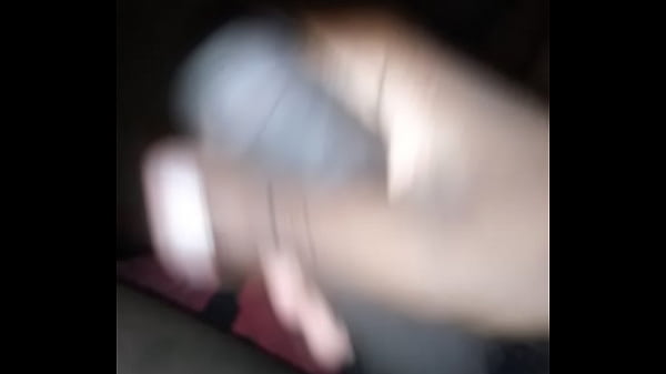 Jerking his big fat cock
