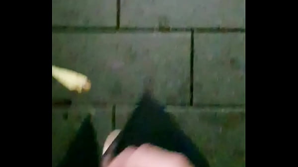 asian ladyboy outdoor masturbation in park 