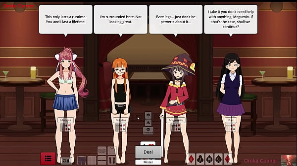 Strip poker girls lose it all &mdash; naked wet and begging for more 