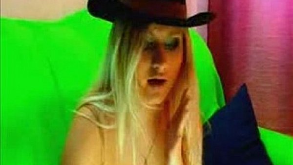 Awesome Webcam Blonde Finger Fucking 