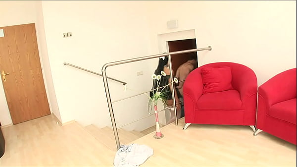 Black Angelika Wears Her High Heels And Glasses While Servicing Penis thumbnail