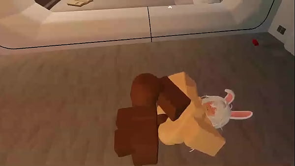 Using a whore like a fuck-toy on Roblox 