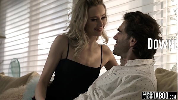 Play MP4 - Gorgeous petite blonde scams and seduces a big dick mature stud