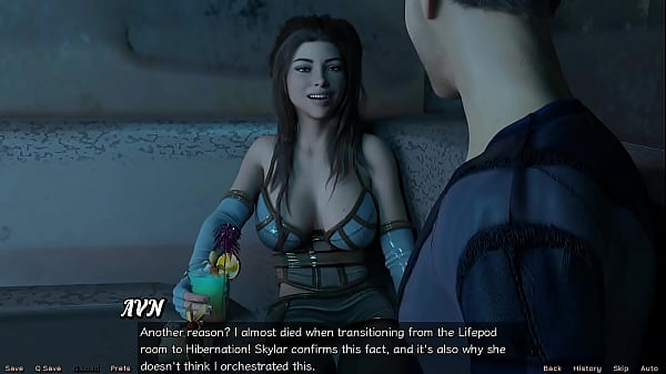 Stranded in space #43 petite girl falls into my arms 