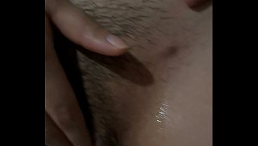 I came (my cum on her hands, on her belly, in her groin), but she wouldn'_t show me her wrecked pussy.