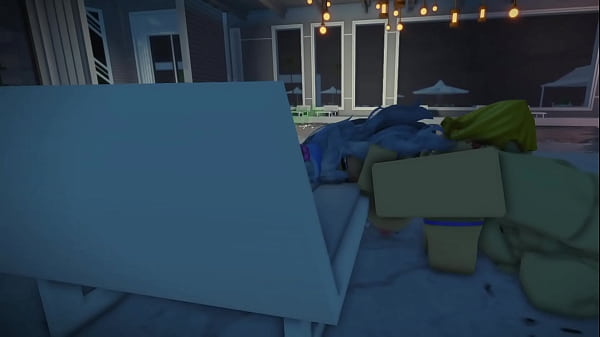 Muscle man bangs a slut so hard