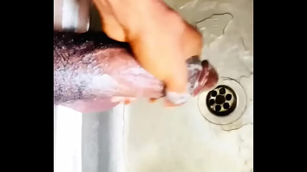 Washing my BBC in the kitchen sink before washing the plates. FULL CUM VIDEO IN RED. Who wants my Dick?