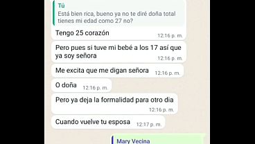 La vecina se puso muy caliente y me mand&oacute; fotitos 