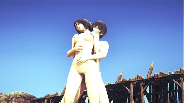 Play MP4 - On Titans Hentai - Mikasa Fingering to orgasm then fucked with creampie - Manga Anime Japanese Asian Game Porn