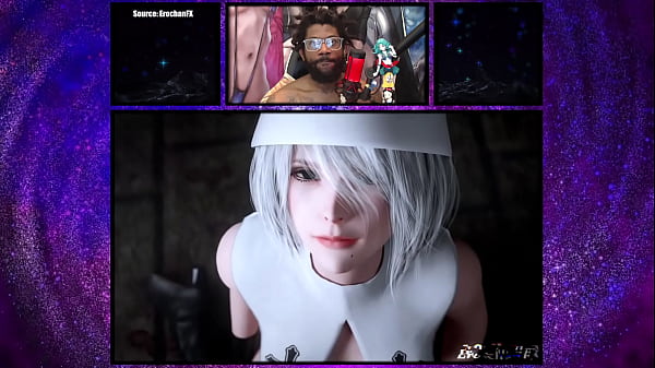 Tight Bald PussyNun 2B_Gets Fucked And_Splattered With_Cum