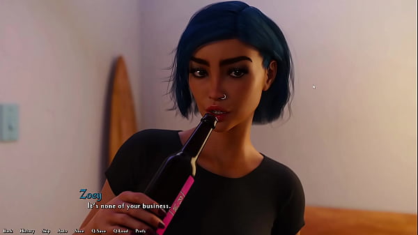 Being A Dik #82 - Hot Busty Blue Hair Grunge Girl Gives Me A Juicy Handjob In Her Room thumbnail