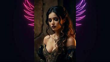 Beautiful AI Princess &ndash_ Animated Fantasy Loop