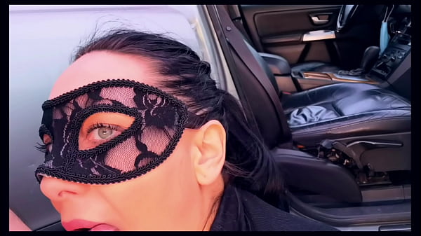 Play MP4 - Sloppy Deepthroat in the car and cum in mouth outside