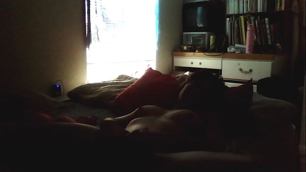 Girl plays with pussy