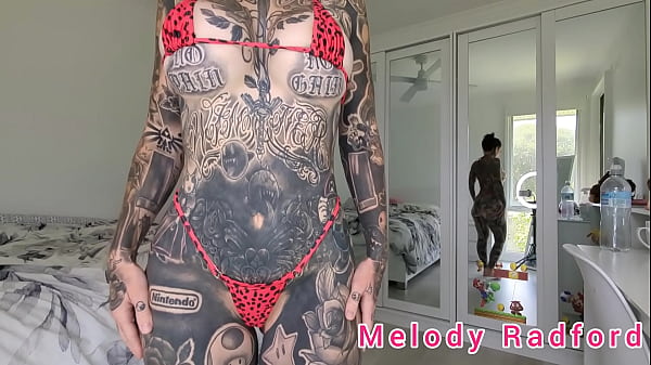 Red and Black_Micro Bikini Try On Haul