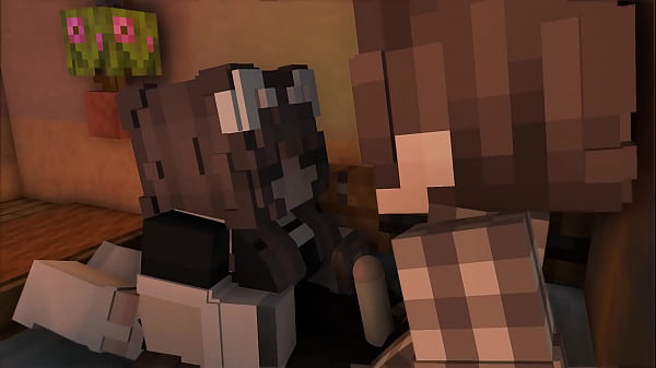Maidrides on the owner s penis minecraft animation