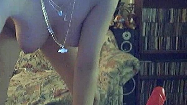 dildo using on sofa fucking girl 