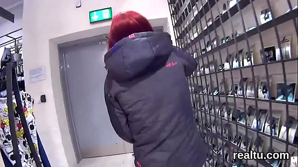 Attractive czech teen gets teased in the supermarket and nailed in pov 