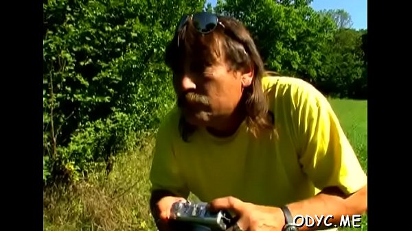 Showing old boy a youthful cunt 