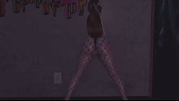 Seducing with her asshole