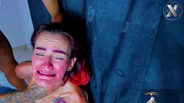 Intense Sloppy Face Fucking With Bulging Throat - Submissive Sluts thumbnail