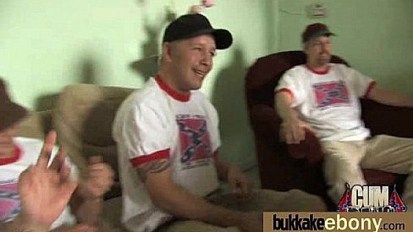 Ebony Babe Sucks Group Of White Guys 28 