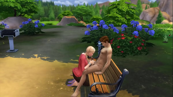 Mamada peligrosa en_el parque