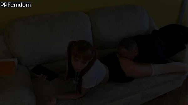Play MP4 - Stepbrother Licks Uniformed Step-Sister's Ass And Pussy - Anilingus Femdom Roleplay