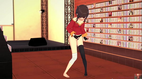 Megumin cosplayer&rsquo;s intimate exploration begins 