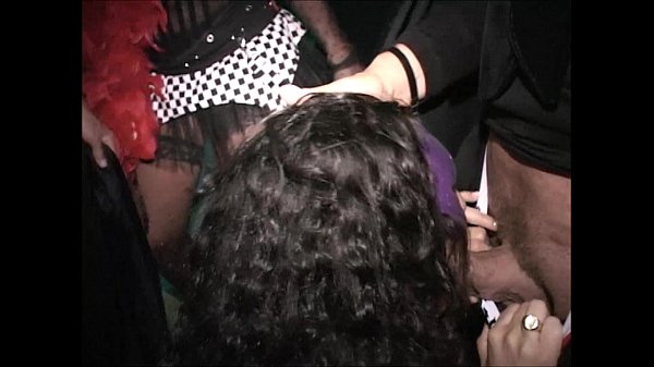 Young cocksuckerblows dick at dance Her MILF pal squirts in public LongHD