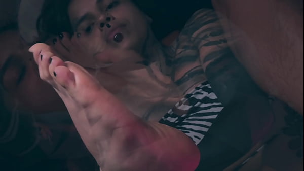 She is a pervert addicted to feet 
