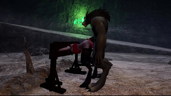 Bondage Grinding In A Werewolf Cave thumbnail