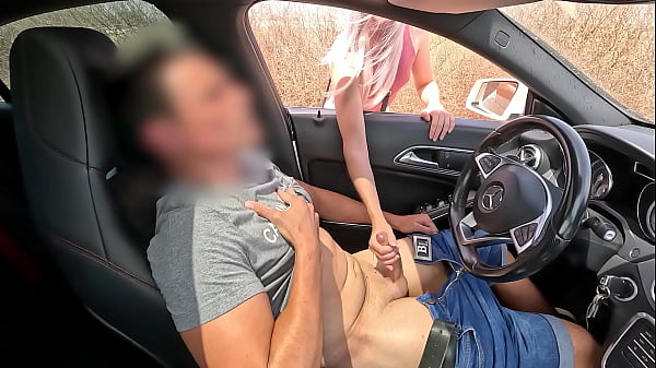 Play MP4 - Dick Flash&excl; I jerk off in the car and an unknown girl passing by helps me finish cumming in public