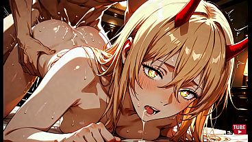 Chainsaw man hentai denji & power photo compilation 