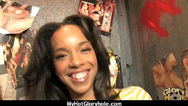 Horny Lady Enjoys Gloryhole Cocksucking Interracial 28 thumbnail