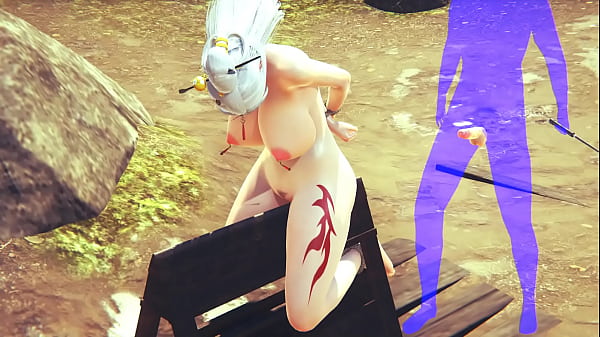 Genshin Impact  Ningguang anal sex and blowjob 