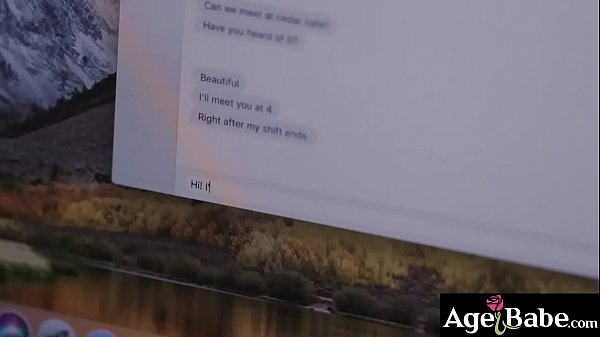 Hot and busty GILF Syren De Mer dated a y. stud shemet online and let him penetrateher cock hungry cunt.