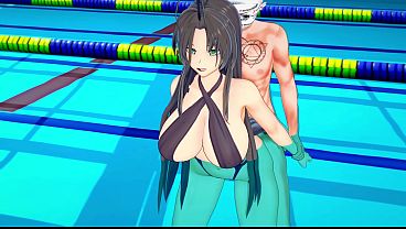 The teacher is waiting for me at the pool so I can fuck her | Shinmai Maou NTR Testament 5 | Full Movie on Sheer & PRTN: Fantasyking3