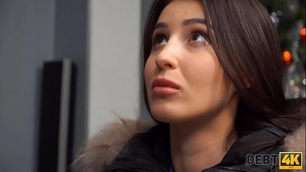 DEBT4k. Eye-candy teen debtor accepts the offer in the form of fuck 