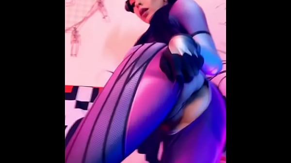 Widowmaker fuck anal with toys cosplay Overwatch AliceBong 