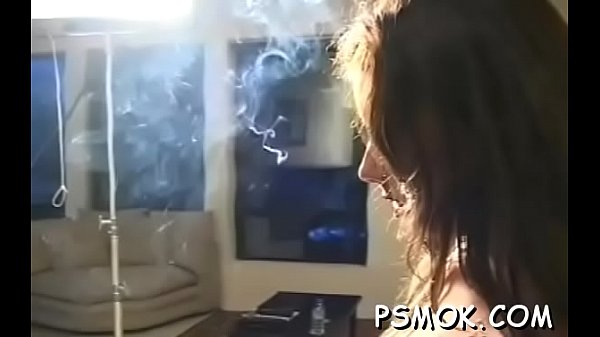 Provocative bitch smokin' 