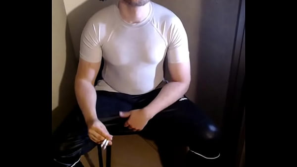 chav smokes in trackys 