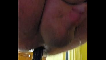 Me riding a 7 inch dildo in my tight asshole