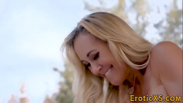 Blonde milf gets cumshot