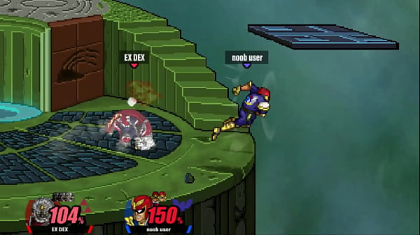 El Capitan Falcon másrapido_del Oeste peleando contra noob user