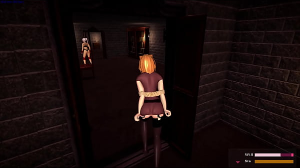 In the fighters'_ floor she surely is struggling not to submit to the pleasure [Dungeon Coup]