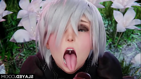 Play MP4 - Nier&colon; Automata - 2B es una adicta a chupar pollas negras